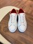 Paris Beyaz - Turuncu Deyatlı Hakiki Deri Erkek Sneakers - Erkek Spor Ayakkabı 2
