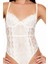 Çiçek Desenli Dantel Bodysuit 3