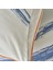 %100 Pamuk Saten Marine King Size Nevresim Seti Mavi-Beyaz (240X220 Cm) 5
