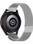 Huawei Watch 4 - 4 Pro ile Uyumlu Kordon Hasır Metal Örgü Mıknatıslı Milano Kayış 2