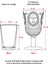 Akrilik Lacivert Tekli Kadeh & Su Meşrubat Kahve Yanı Bardağı 450 ml ( Cam Değildir ) 4