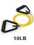 Sarı Stil 5 Seviye Çekme Halatı Fitness Egzersizleri Kolları ile Direnç Bantları Yoga Elastik Halat Eğitmeni Gym Fitness Band Güç Eğitimi (Yurt Dışından) 1