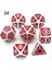 No.94 Stili Metal Zar Seti D4 D6 D8 D10 D% D12 D20 Yumuşak Ipli Kılıf Dnd Rpg Masa Oyunları Dados Rpg D Zar Dados Rol Dnd Set Zar (Yurt Dışından) 1