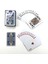 NO.5735 1mavi Stil Yeni Oyun Kartları Plastik Bakara Texas Hold'em Poker Kartları Pvc Poker Masa Oyunları Kırmızı ve Mavi Su Geçirmez Giyilebilir Kart Oyunu (Yurt Dışından) 2