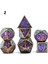No.1 Tarzı Yeni Varış Et Dnd Zar Seti Dados Rpg Dobbelstenen Rol Çokyüzlü Zar Metal Zar D4 - D20 Senfoni Renkli Toz Zar (Yurt Dışından) 3