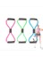 Yeşil Stil Direnç Eğitim Bantları Yoga 8 Tipi Vücut Geliştirme Fitness Ekipmanları Için Tüp Egzersiz Egzersizi (Yurt Dışından) 2