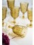Akrilik Amber 6'lı Kadeh & Su Meşrubat Kahve Yanı Bardağı 450 ml ( Cam Değildir ) 4