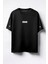 Are We Clean Baskılı Unisex Oversize T-Shirt Siyah 1