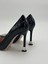 Hakiki Deri Taşlı Kadın Stiletto 3