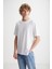 Cultıvated Erkek 3'lü Kalın Dokulu Regular %100 Organik Pamuk Laci/bej/byz T-Shirt 3