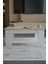 Atlantik Çam - Beyaz Sole Orta Sehpa 60X90X45 Alt Büyük Raflı 3