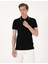 Erkek Siyah Slim Fit Tişört 50302631-VR046 1