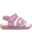 Pembe Simli Bebek Sandalet 3
