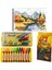 Resim Defterli Boya Seti (Jumbo Kuru Boya 12 Li+Pastel Boya 12 LI+25X35 Resim Defteri) 1