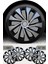 Mitsubishi Attrage Colt Grandis 16'' Inç Jant Kapağı 4 Adet Çift Renk 306 1