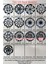 Seat Cordoba Ibiza Toledo Marbella Leon Inca 14'' Inç Jant Kapağı 4 Adet Çift Renk 307 4
