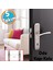 Oda Kapı Kolu 5 Takım Nikel Inox Aynalı Sağa Sola Uygun Iç Dış Ahşap Pvc Metal Çelik Kapısı Tutamağı 1