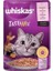 Whiskas Pouch Tasty Mix Sos Içerisinde Somonlu ve Havuçlu Yetişkin Konserve Kedi Maması 85 gr 1