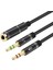 Kulaklık Mikrofon 3.5mm Çevirici Ayırıcı Switch Splitter 1