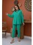 Fh Fashionhere Yeşil Gömleği Taşlı Fitilli Takım 5