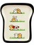 Iki Sevgili Puppy Tasarım Tost Tabağı - Kahvaltı Sunum Tabağı 1