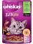 Whiskas Pouch Tasty Mix Sos Içerisinde Kuzu Etli Tavuklu ve Havuçlu Yetişkin Konserve Kedi Maması 85 gr 1