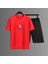 Antoine Griezmann Forma Sırt Futbol Baskılı Unisex Kısa Kollu Tişört T-Shirt Şort Takımı 2