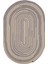 Glenn 616 Renkli Oval Halı Paspas Örgü Hasır Kilim Yolluk Dekoratif Mutfak Balkon Banyo Halısı 1