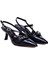 Ghens Siyah Rugan Kadın Stiletto & Abiye 4