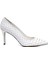 Horg Beyaz Hakiki Deri Kadın Stiletto & Abiye 1
