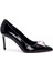 Mınu Siyah Rugan Kadın Stiletto & Abiye 1