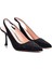 Sılvana Siyah Tekstil Kadın Stiletto & Abiye 2