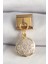 316L Çelik Gold Renk Sallantı Zirkon Taşlı Yonca Model Nomination Charm 1