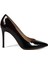 Elmaıra Siyah Rugan Kadın Stiletto & Abiye 1