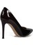 Elmaıra Siyah Rugan Kadın Stiletto & Abiye 4