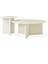 Most Wooden 2'li Set Orta Sehpa %100 Ahşap Boyalı Beyaz (Evinize Teslim) 2