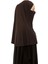Hazır Türban Peçeli Pratik Eşarp Tesettür Nikaplı Hijab - Namaz Örtüsü Sufle (Xl) - Koyu Kahverengi 4