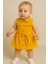 Kız Bebek Düğmeli Elbise 0323 1