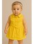 Kız Bebek Düğmeli Elbise 0323 1