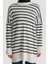 Çizgili Triko Tunik 24Kd2007 Ekru 4