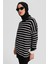 Çizgili Triko Tunik 24Kd2007 Siyah 3