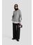 Kolu Yırtmaç Detaylı Kazak 24KD4201 Gri Melanj 2