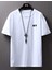 Unisex Yeni Sezon Ny Yazılı Pamuklu Oversize Tshirt 1
