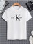 Uni̇sex Yeni̇ Sezon F*ck Off Baskili Oversi̇ze %100PAMUKLU T-Shirt 1