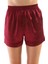Kadın Bordo Saten Dokuma Büstiyerli Şık Askılı Pijama Takımı 5