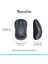 M185 USB Alıcılı Kompakt Kablosuz Mouse - Gri 7
