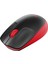 M191 Büyük Boy USB Alıcılı 1000 DPI Kablosuz Mouse - Kırmızı 1