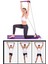 Profesyonel Jimnastik Studio Ders Çubuğu Ev Ofis Fitness Seti Pilates Profesyonel Fitness Kondisyon 5