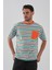 Alexandergardı Cep Detaylı Çizgili T-Shirt 1