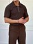 Unisex Erkek-Kadın Fitilli Polo Yakası Fermuarlı Ottoman T-Shirt 1